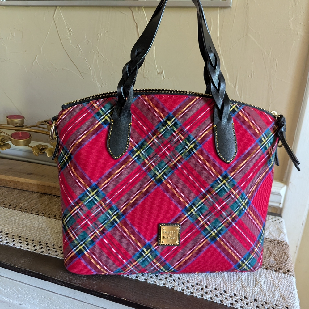 Dooney & Bourke Tartan Plaid Satchel